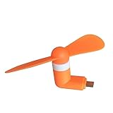 Loigohon 小型USBポケットファン – ポータブル冷却デバイス OTG対応 スマートフォン連携 旅行に便利