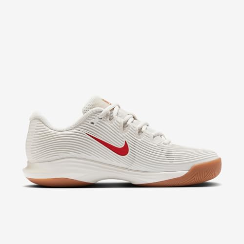Nike Vapor 12 Women's Hard Court Tennis Shoes (FV5554-101, Summit White/Phantom/Gum Medium Brown/Binary Blue)3