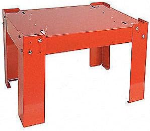 Durham Mfg Red - Steel Base for Slide Rack Cabinet,D 16 1/4,Red, 304-17