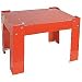 Durham Mfg Red - Steel Base for Slide Rack Cabinet,D 16 1/4,Red, 304-17