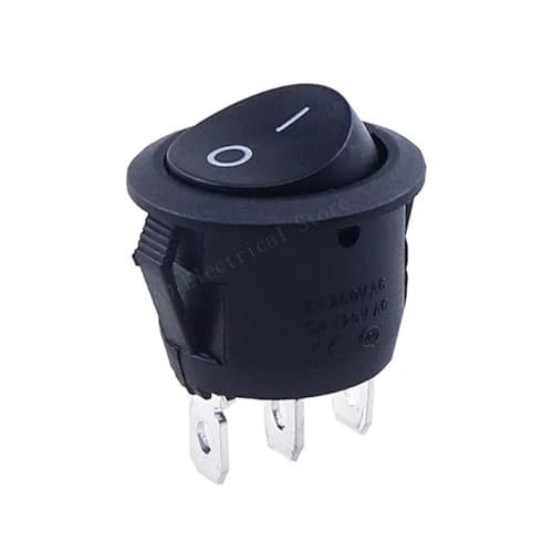 Interruptor de botón de plástico contra fallos de encendido en circuitos de 250V, kit KCD1 5