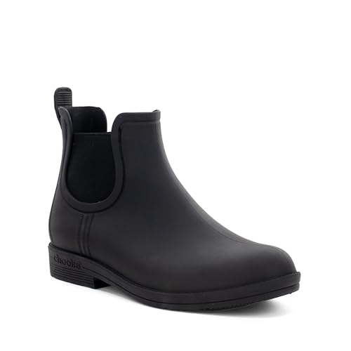 Chooka Women’s Modern Waterproof Chelsea Rain Boots – Garden Ankle Boot with Memory Foam Insole