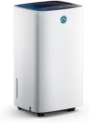 Dehumidifier for Home and Basement for 2000Sq.Ft, 25 Pints Dehumidifiers for bathroom, Large Room, Water Tank Capacity with Drain Hose, Intelligent Humidity Control, Childlock, Laundry Dry