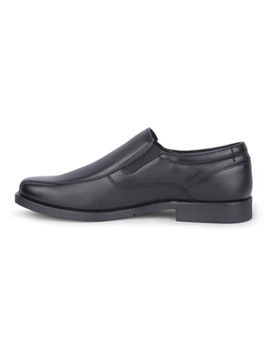 Image of Liberty Fortune Black & Tan Slip-On Moccasin Shoes for Men