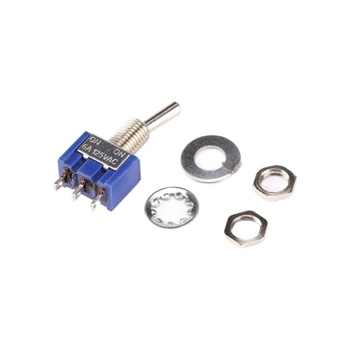 Interrupteur à bascule MTS-102 3 broches SPDT ON-ON AC 125V micro commutateur