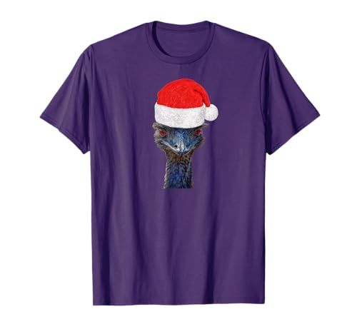 Emu Bird Christmas Gift Idea Emu Animal Flightless Bird T-Shirt