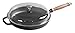 wok Poêle à frire de 28 cm de fonte de friture poêle anti-bâton casserole non revêtu de steak poêle à gaz cuisinière à induction cuisinière spéciale