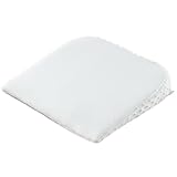 Babykeilkissen für neugeborene doppelseitige Anti-Reflux-Kissen für Babys mit Befestigungsband Taillengürtel und Reißverschluss 15 ° hautfreundliche Gedächtnisschaum Neugeborene Essentials, Stillen