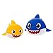 Pinkfong Baby Shark Bath Squirters 2 Pack, Baby Shark & Daddy Shark