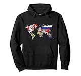 All Countries Flags Of The World 287 Flag International Pullover Hoodie