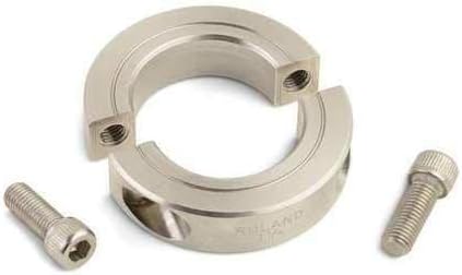Shaft Collar, Clamp, 2Pc, 4mm, 303 SS