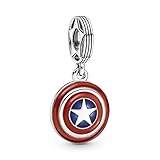 Indossa il nostro ciondolo Marvel The Avengers Captain America Shield e mostra al mondo quanto ami l'universo cinematografico Marvel