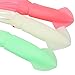 equlup 3Pcs Fishing Luminous Squid Lures Skirts Jig Fishing Octopus Lures Squid Bait Glow in The Dark Fishing Lures Fishing Squid Lures Octopus Jig(20cm)