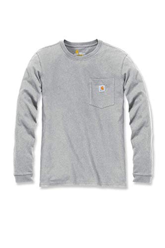 image for Carhartt Women's K126 Workwear Pocket Long Sleeve T-Shirt (Regular and
