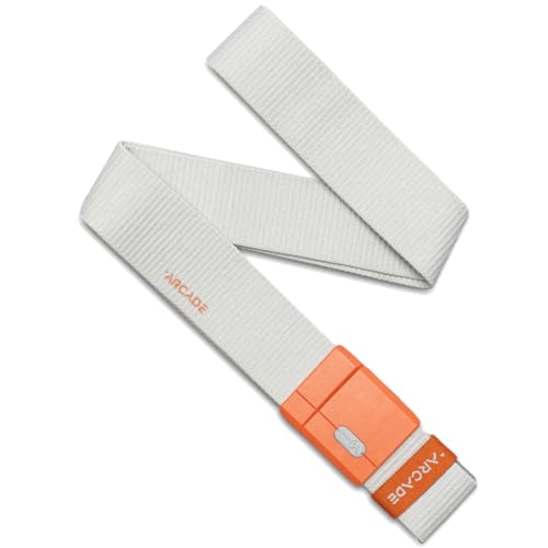 Arcade Belts Adventure Mag Polar Unisex Belt: Heavy Duty Stretch Metal Free Buckle Glacial/Flame