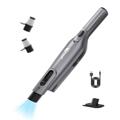 AYONTIN Rechargeable Handheld Vacuum, Lightweight Hand Vacuum Cordless, Powerful Suction, One-Touch...