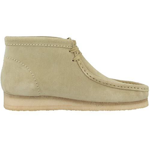 Clarks Para Homem. 26155516 Botins Wallabee Em Pele Bege (42), Plano, CamurçA, CordãO, Casual - 3