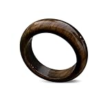 Natural Tiger Eye Ring - Energy Crystal Ring for Women & Men, Healing Stone Jewelry...
