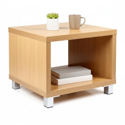 Image of Furinno XBF66-C Nihon Contemporary Side /End Table, Light Cherry