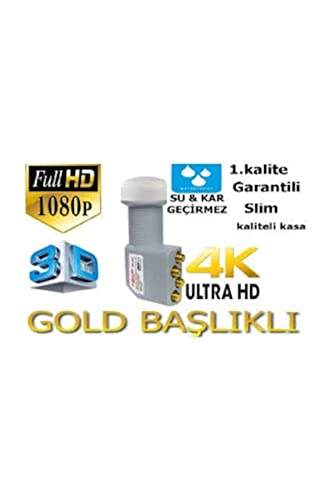 Dörtlü 4'lü Lnb, 4K 3D Full HD ile Uyumlu