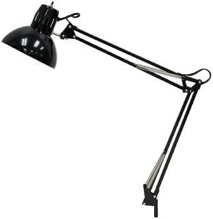 Studio Designs 12022 Swing Arm Lamp with 13-watt CFL Bulb, Black