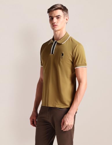 Image of Solid Slim fit Polo Shirt