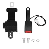 Fafeicy Gabelstapler Sitzsicherheitsgurt 2 Punkt Renner Sicherheitsgurt, Universell für 1-10T-Gabelstapler mit 43,3 Zoll ABS-Gurtband und Sicherem Verriegelungsmechanismus