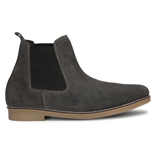 Image of Kraasa Men's Chelsea Boots for Men, Premium Vegan Leather, Fashion Ankle, Modern Casual, Smart Casual & Formal Footwear