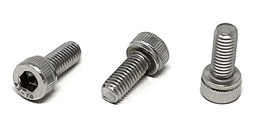 Image of iexcell 50 Pcs M5 x 12mm Thread Pitch 0.8 mm Stainless Steel 304 Hex Socket Head Cap Screws Bolts Kit