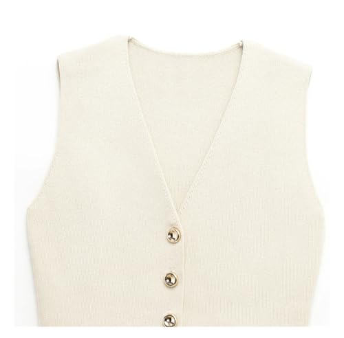 Ensemble débardeur tricoté de haute qualité avec boucle métal - 7