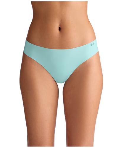 Image of Under Armour Women's 3-pack Pure Stretch No Show Thong Underwear, All-day Comfort & Ultra-soft Fit