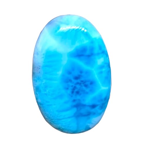 Larimar naturel en cabochon ovale pour façonner votre bague personnalisée en atelier