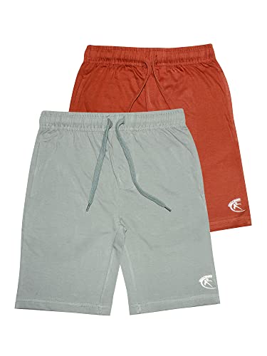 Image of KiddoPanti Boys Knit Knee Length Basic Short Pack of 2