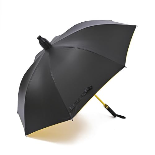 Image of Large Heavy Duty Windproof Umbrella With Telescopic Cover | Oversized Automatic Open Rain Umbrella For 2-3 People | UV Protection, Strong Frame & Big Canopy for Men, Women Outdoor Use