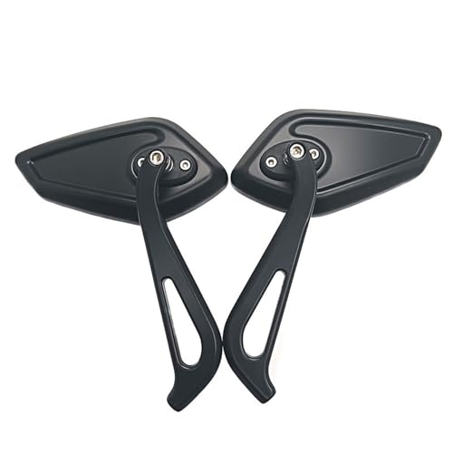 Espejo retrovisor de moto negro universal Yamaha FZ-6 XSR-700 MT09 aluminio 8-10 mm 4