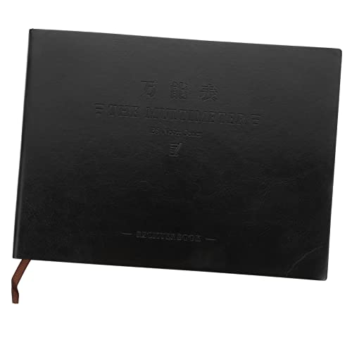 Livre de comptes format horizontal 320 pages de comptabilité pratique à usage quotidien et voyage