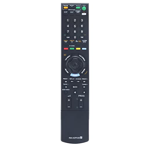 VINABTY RM-ADP035 Replacement Remote Control Compatible with Sony Blu-ray DVD Home Cinema System BDV-E300 BDV-E801 BDV-E800W BDV-Z7 HCD-E300 HCD-E801 HCD-E800W HCD-Z7 SA-WSZ7 SS-TSZ7 BDV-E301 HCD-T10