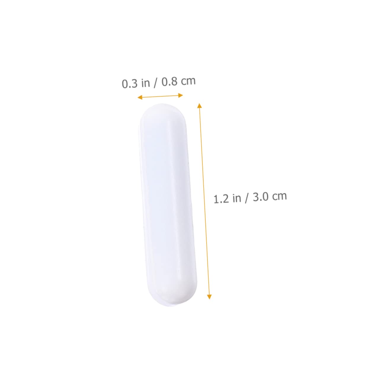 Gatuida 25pièces Barre Magnétique De Mélange Ptfe Pour Laboratoire De Résistante Corrosion Et Aux Hautes Températures Idéale Pour Expériences Scientifiques Et Applications De