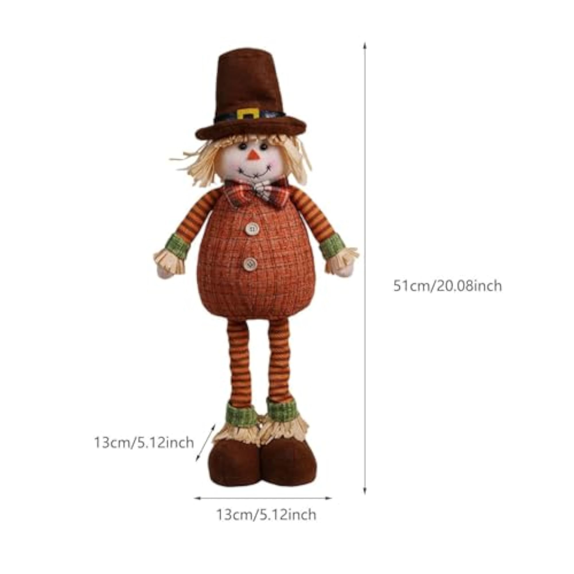 Fall Decor Strawman Doll Table Centerpiece