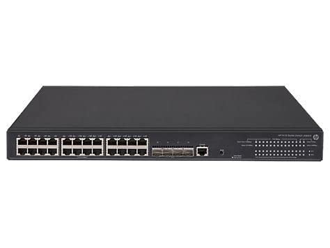 Hewlett Packard Enterprise FlexNetwork 5130 24G Poe+ 4SFP+ (370W) EI Zarządzany L3 Gigabit Ethernet (10/100/1000) 1U Obsługa Power Over Ethernet (Poe) Czarny