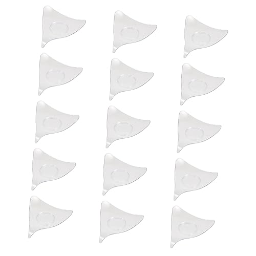 KICHOUSE 24Pcs Plastic Ice Cream Serving Plates Dessert Plates for Parties Events Canteens Convenient Safe Party Supplies for Desserts and Appetizers