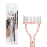 Eyelash Separator Eyelash Comb Lash Separator Tool MSQ Mascara Brush Eyelash Brush Separator Arc Designed Mascara Applicator With Cover, Naked (Includes a Mascara Wand)