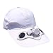QiFei Sommer Outdoor Sport Fischen Basecap Golf Cap mit Solar Ventilator, Kappe mit Lüfter Kühler Lüfter Ventilator Baseball Cap für Outdoor Sport, Sonnenschutz Kappe
