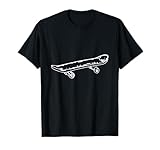 Avez-vous un sport de plein air préféré? Ce t-shirt de skateboard rétro cool avec un croquis de skateboard rétro est parfait pour un skateur qui aime les trucs de skateboard. Cadeau de patineur cool.