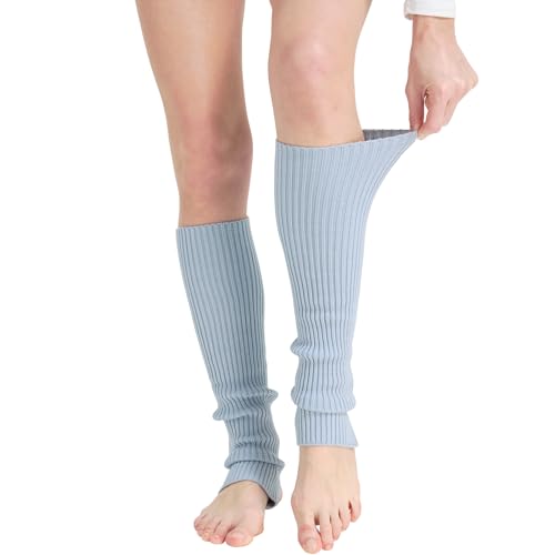 Image of Nanxson Knit Ribbed LegWarmer Women Knit Calf Accessories Leg Sleeves | Solid Neon Boot Socks,Y2K 80s Women's Lolita LegWarmer,Sports Party Yoga Dance Accessories,Winter Ankle Heap Kawaii Sock