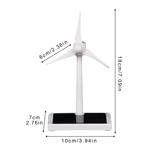 Molino de viento solar con función didáctica y aspas giratorias automáticas 2