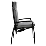 OUTLIV. Gartensessel Perth Aluminium Textilene Anthrazit