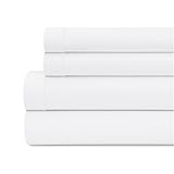 Briarwood Home Jersey Sheet Set - 100% Modal, Soft Cotton Sheets, Durable & Comfortable - Deep Pocket, All Seasons (Queen, White)