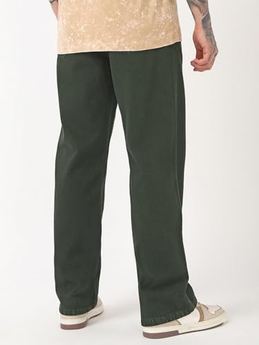 Image of Bewakoof Men's Baggy Fit Jeans