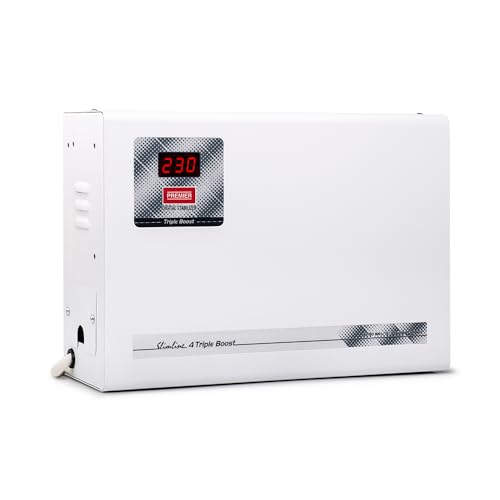 Image of Premier 4 Slimline TB 4090 Air Conditioner Stabilizer - Up to 1.5 Ton | Extreme Voltage Tolerance: 90V-280V | 12 Ampere | Triple Boost Technology